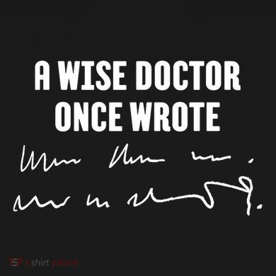 A Wise Doctor Once Wrote Medical Doctor Handwriting Flat Bill Trucker Hat