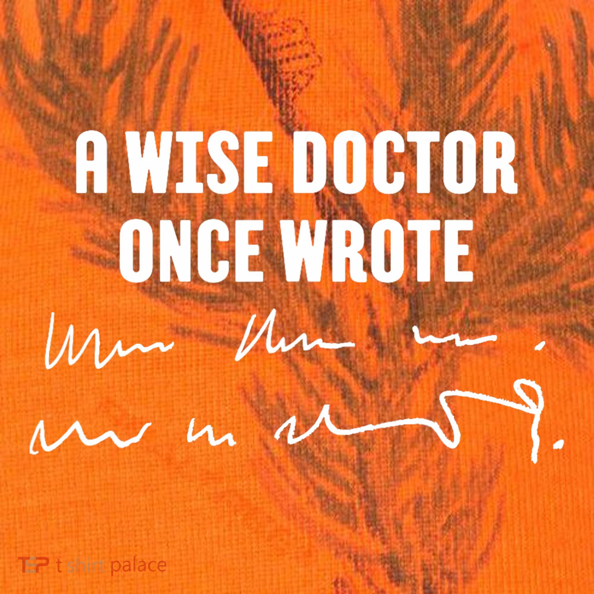 A Wise Doctor Once Wrote Medical Doctor Handwriting Kati Licensed 12" Camo Cuffed Beanie