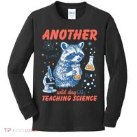 Another Wild Day Teaching Science Kids Long Sleeve Shirt thumb 0
