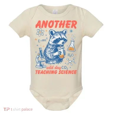 Another Wild Day Teaching Science Baby Bodysuit
