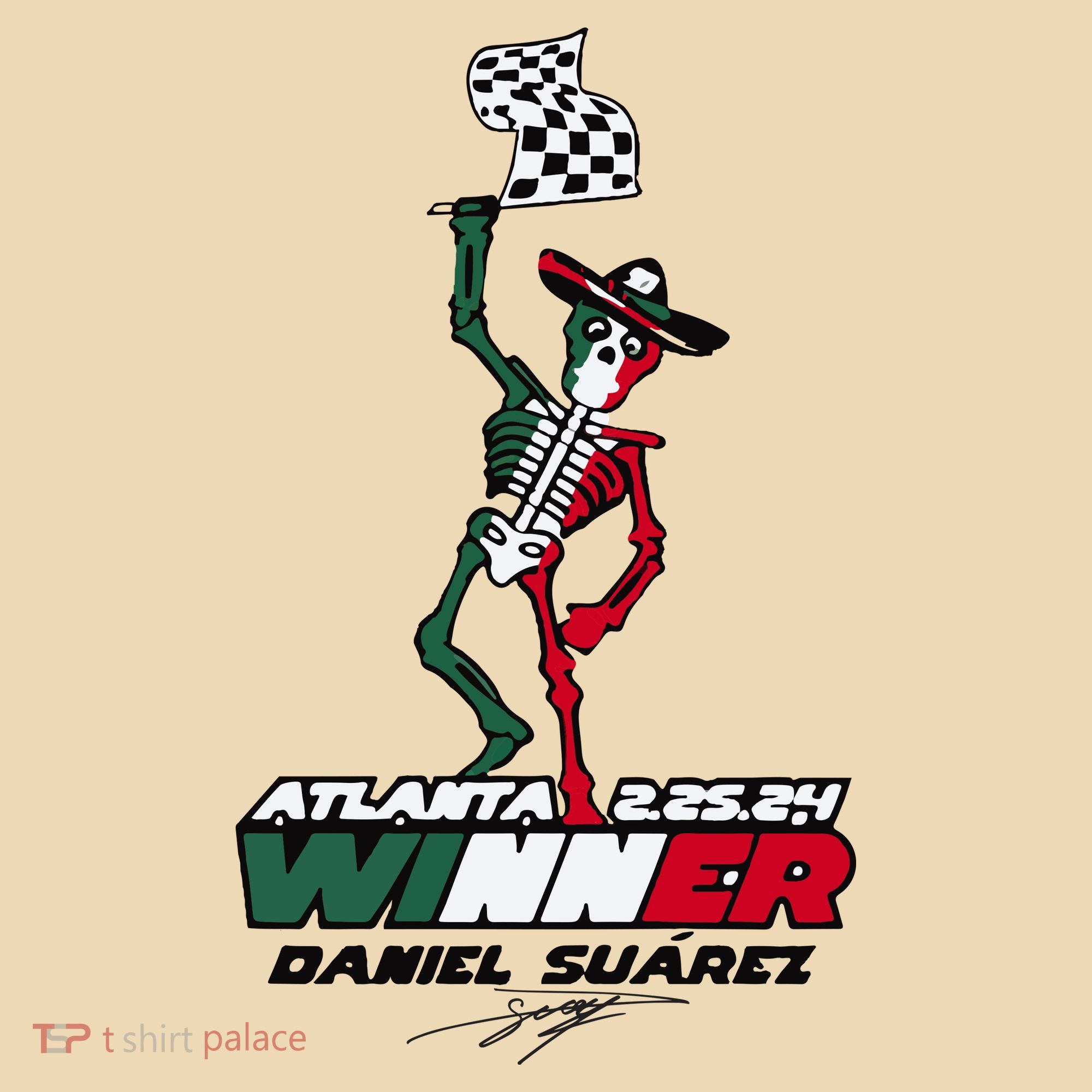 Atlanta Winner Daniel Suarez Tote Bag