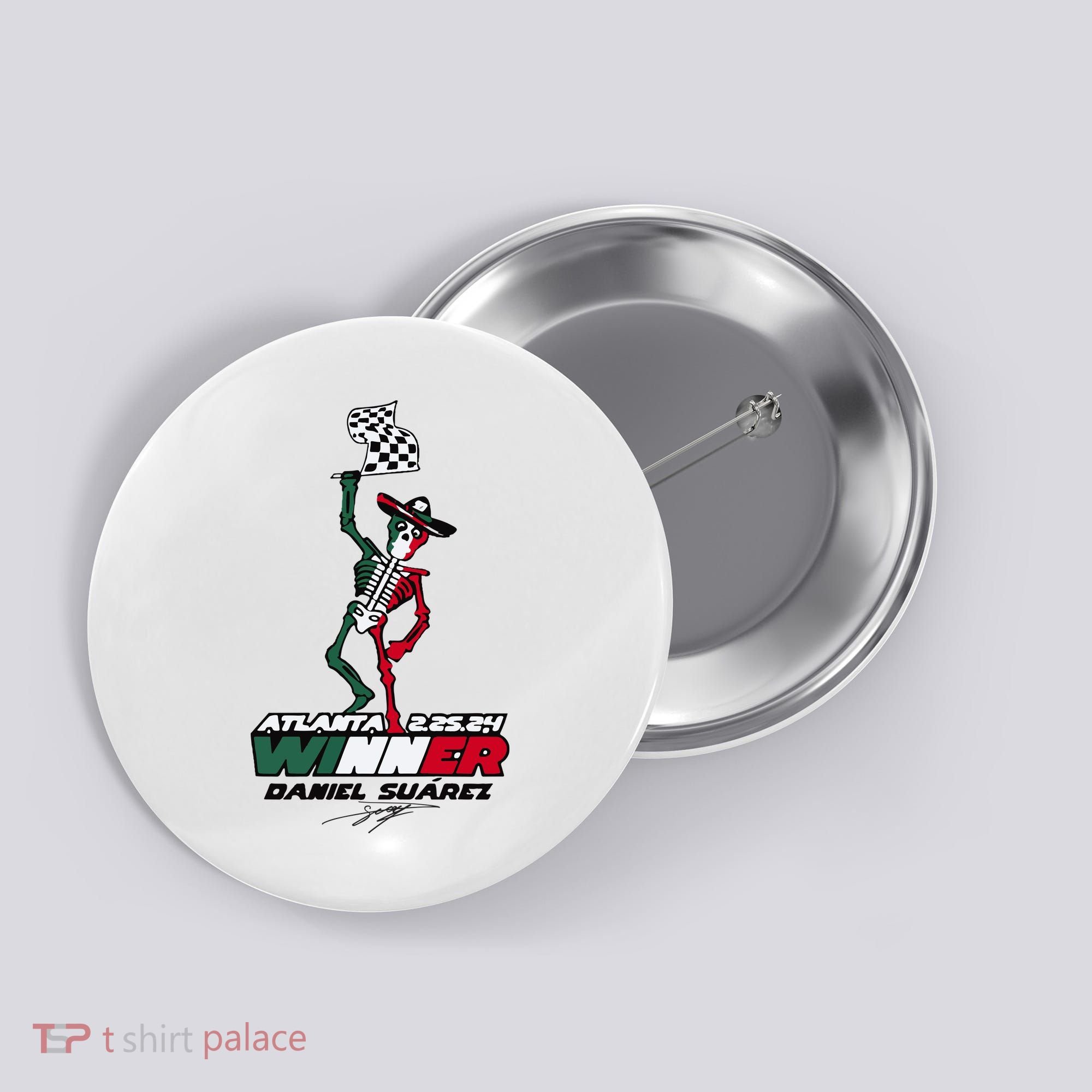 Atlanta Winner Daniel Suarez Button