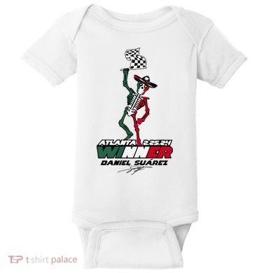 Atlanta Winner Daniel Suarez Baby Bodysuit