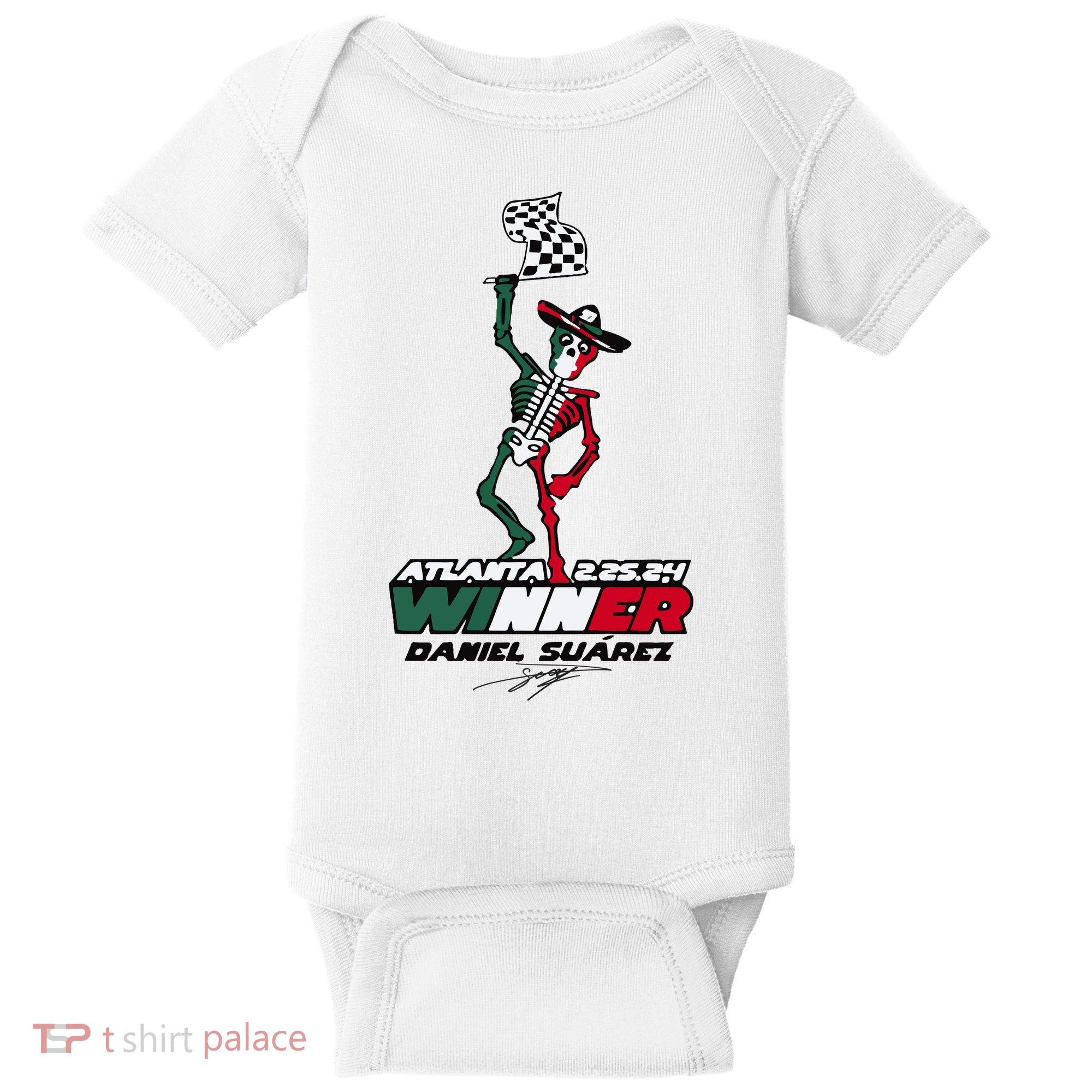 Atlanta Winner Daniel Suarez Baby Bodysuit