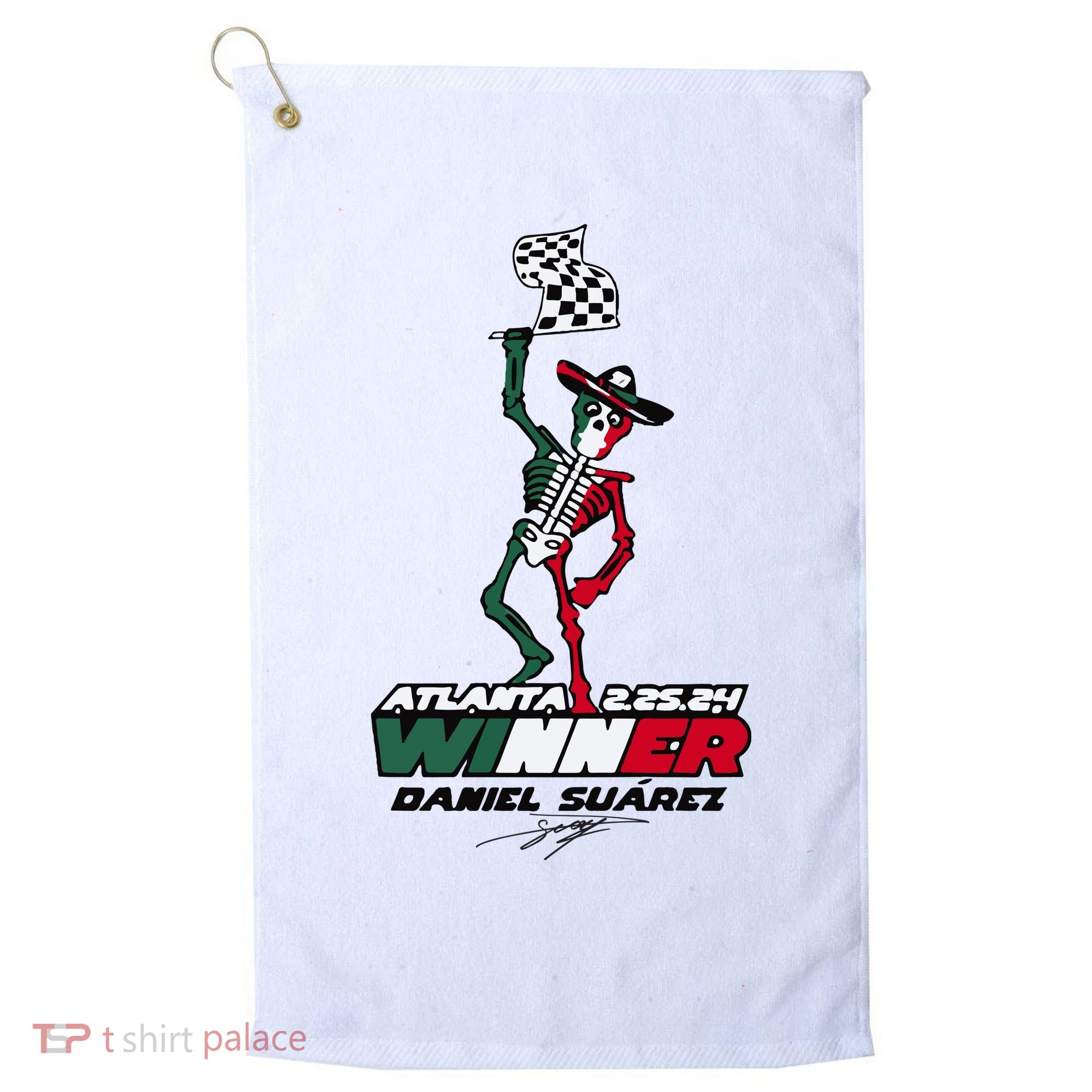 Atlanta Winner Daniel Suarez Golf Towel