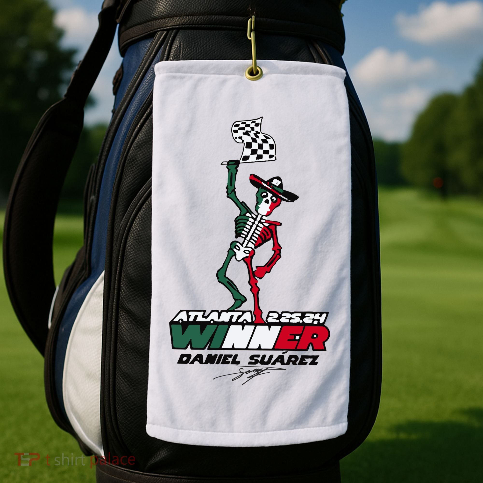 Atlanta Winner Daniel Suarez Golf Towel
