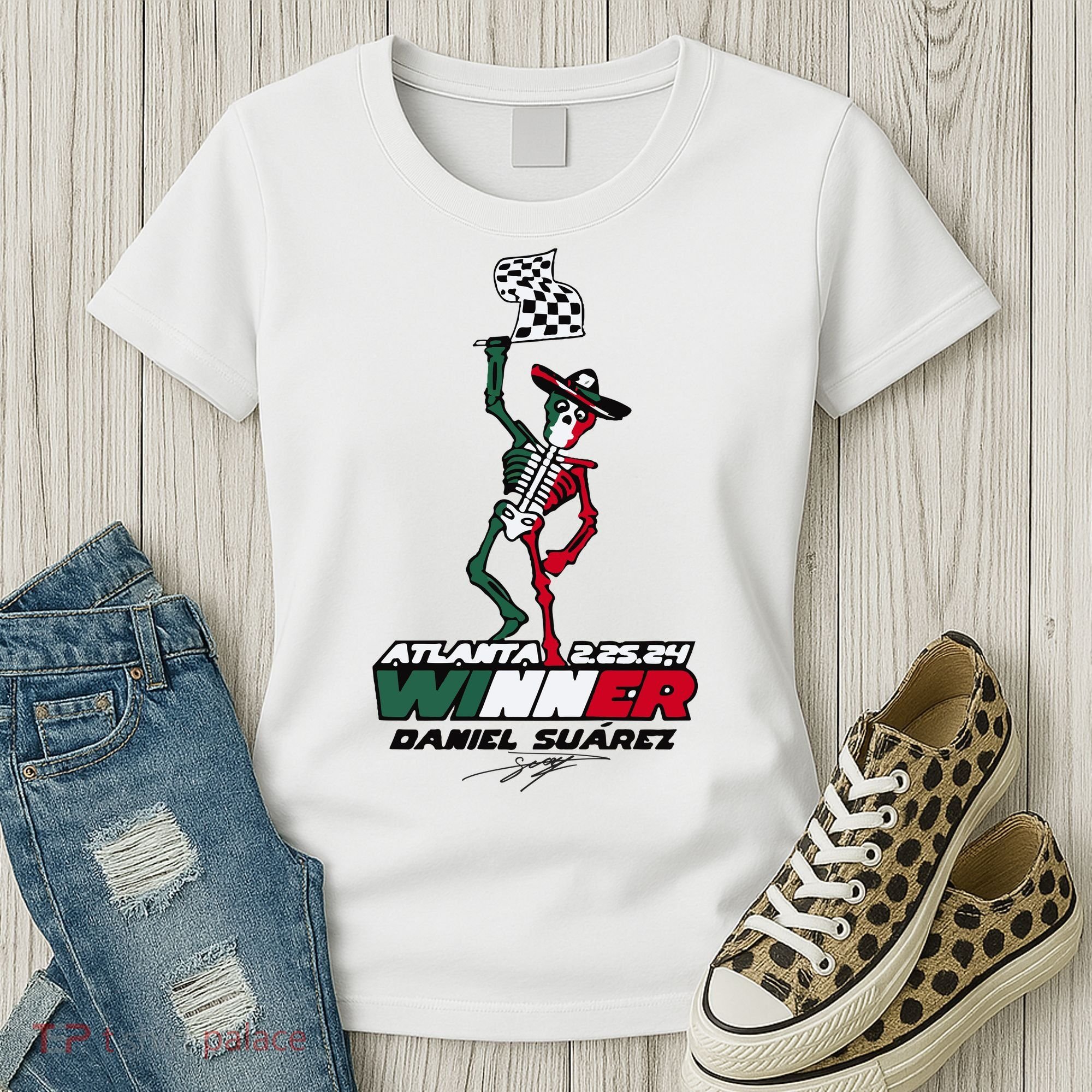 Atlanta Winner Daniel Suarez Women's T-Shirt