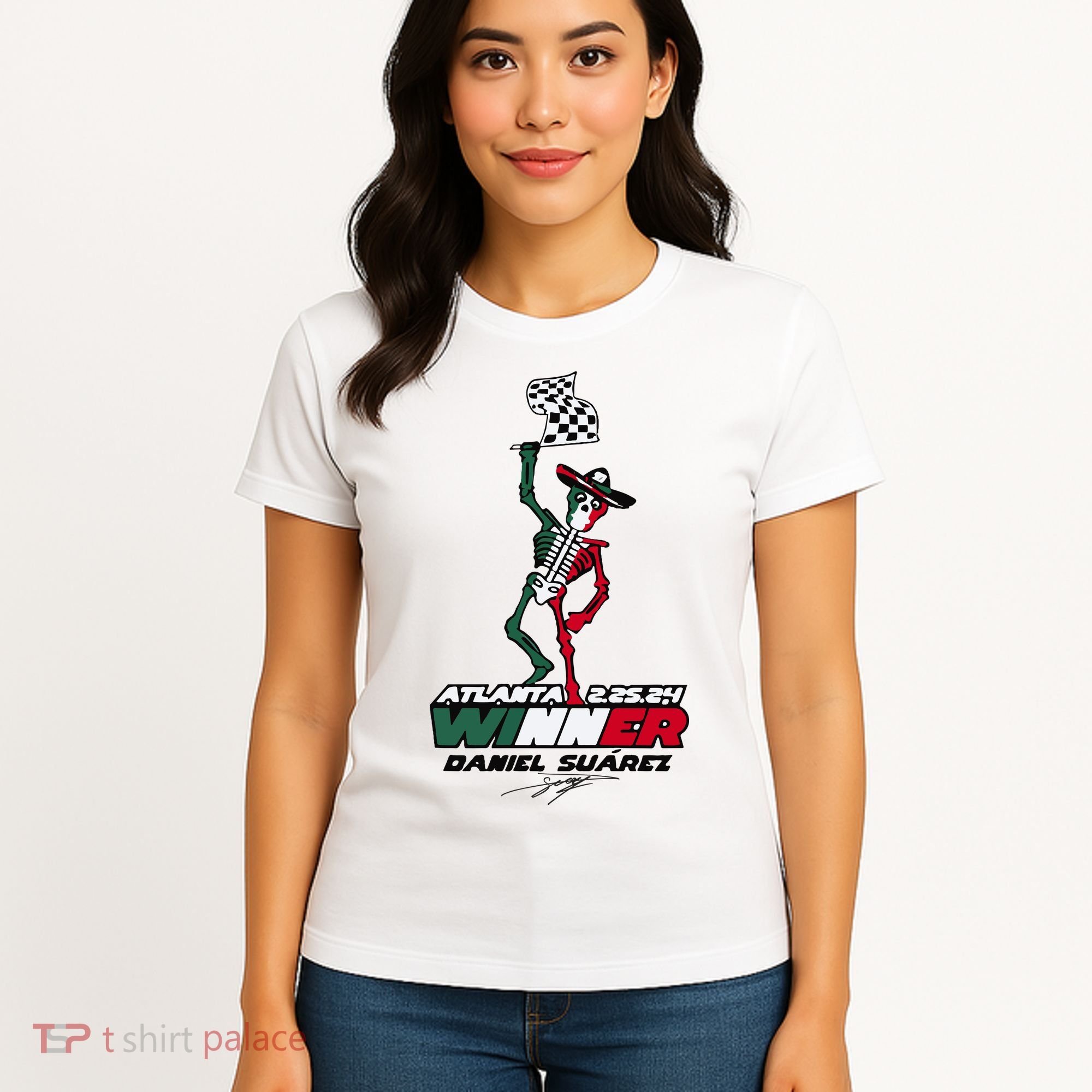 Atlanta Winner Daniel Suarez Women's T-Shirt