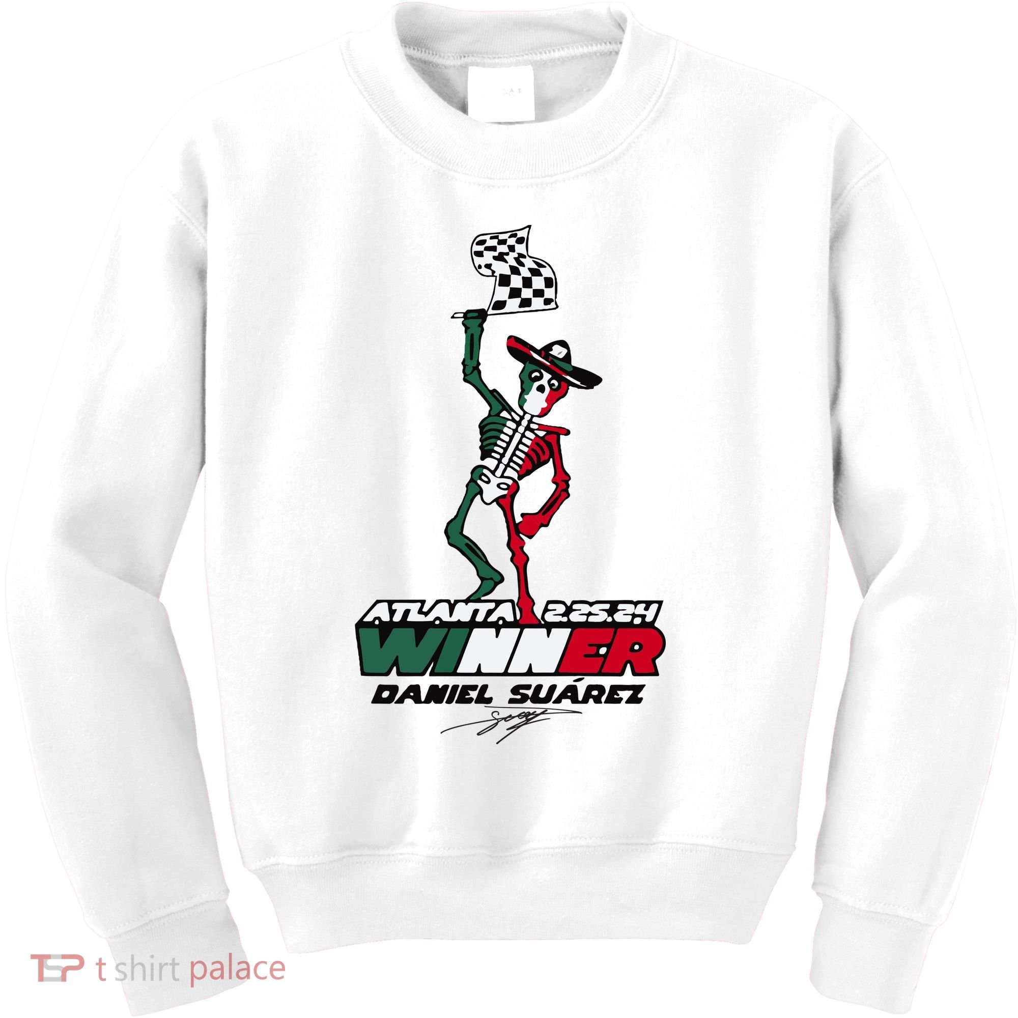 Atlanta Winner Daniel Suarez Kids Sweatshirt