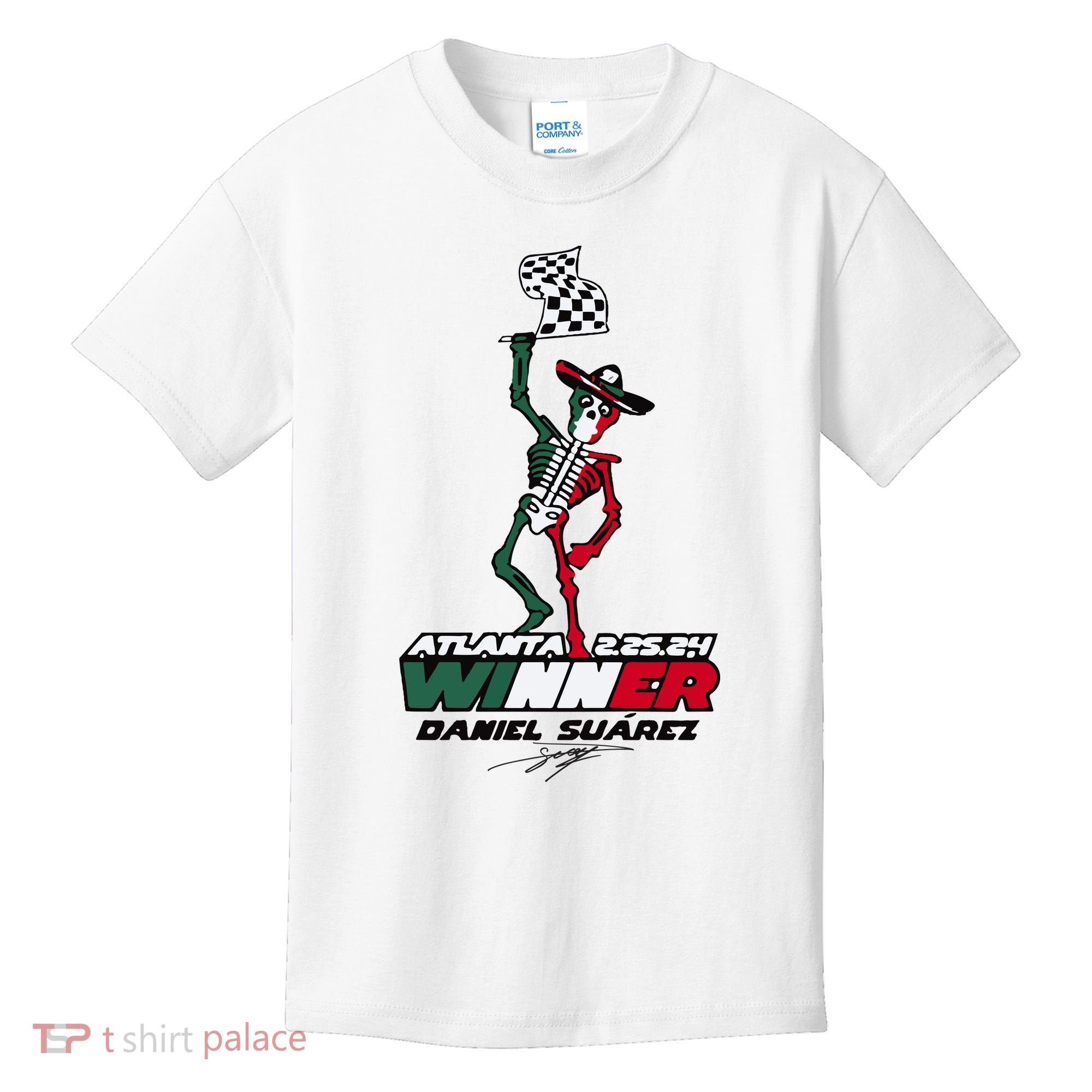 Atlanta Winner Daniel Suarez Kids T-Shirt