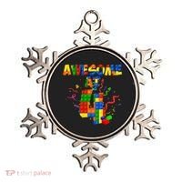 Awesome At 4 Cute Birthday Building Blocks Ornament thumb 0