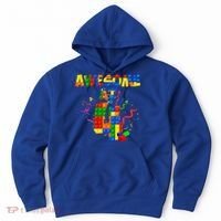 Awesome At 4 Cute Birthday Building Blocks Hoodie thumb 0