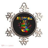 Awesome At 5 Cute Birthday Building Blocks Ornament thumb 0