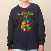 Awesome At 6 Cute Birthday Building Blocks  Women's Sweatshirt thumb 0