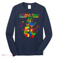Awesome At 6 Cute Birthday Building Blocks  Long Sleeve Shirt thumb 0
