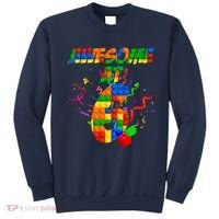 Awesome At 6 Cute Birthday Building Blocks  Sweatshirt thumb 0