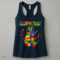 Awesome At 6 Cute Birthday Building Blocks  Women's Tank Top thumb 3