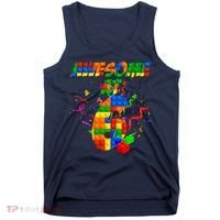 Awesome At 6 Cute Birthday Building Blocks  Tank Top thumb 0