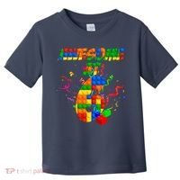 Awesome At 6 Cute Birthday Building Blocks  Toddler T-Shirt thumb 0