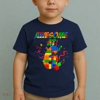 Awesome At 6 Cute Birthday Building Blocks  Toddler T-Shirt thumb 2