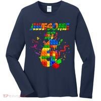 Awesome At 6 Cute Birthday Building Blocks  Women's Long Sleeve Shirt thumb 0