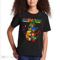 Awesome At 6 Cute Birthday Building Blocks  Kids T-Shirt thumb 2