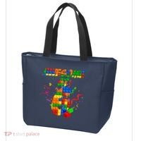 Awesome At 6 Cute Birthday Building Blocks  Tote Bag thumb 3