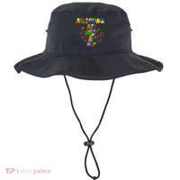 Awesome At 7 Cute Birthday Building Blocks Bucket Hat thumb 0