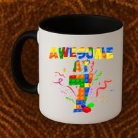 Awesome At 7 Cute Birthday Building Blocks Coffee Mug thumb 2