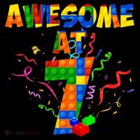 Awesome At 7 Cute Birthday Building Blocks Coffee Mug thumb 5