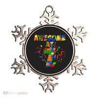 Awesome At 7 Cute Birthday Building Blocks Ornament thumb 0