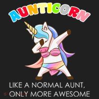 Awesome Aunticorn Like A Normal Aunt Women's Sweatshirt thumb 2