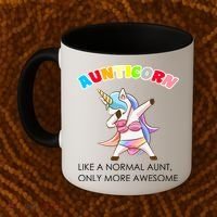 Awesome Aunticorn Like A Normal Aunt Coffee Mug thumb 2