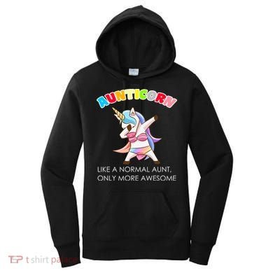 Awesome Aunticorn Like A Normal Aunt Women's Hoodie