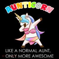 Awesome Aunticorn Like A Normal Aunt Women's Hoodie thumb 2