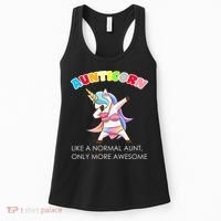 Awesome Aunticorn Like A Normal Aunt Women's Tank Top thumb 0