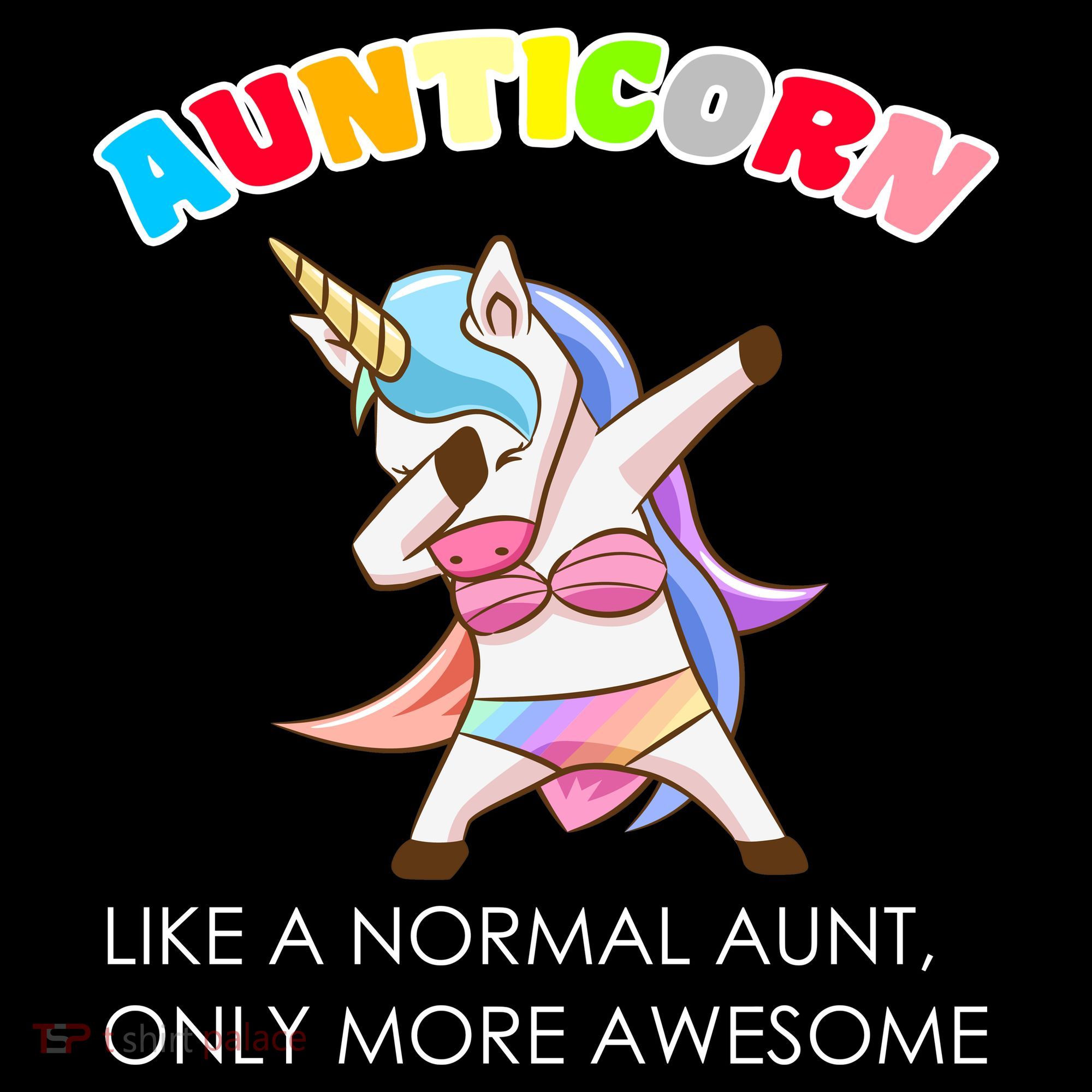 Awesome Aunticorn Like A Normal Aunt Women's Tank Top