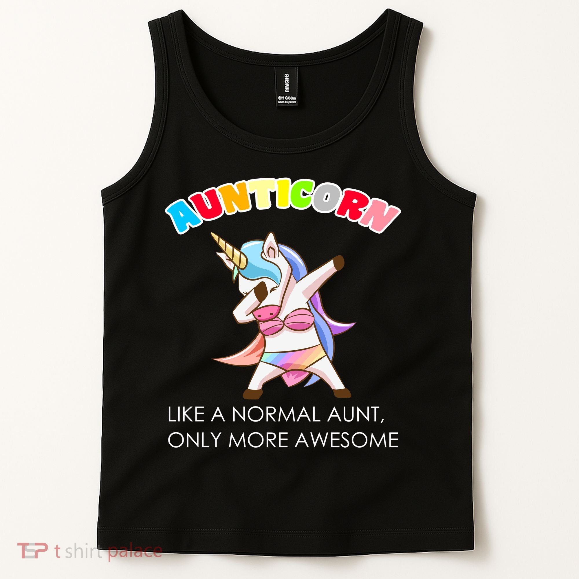 Awesome Aunticorn Like A Normal Aunt Tank Top