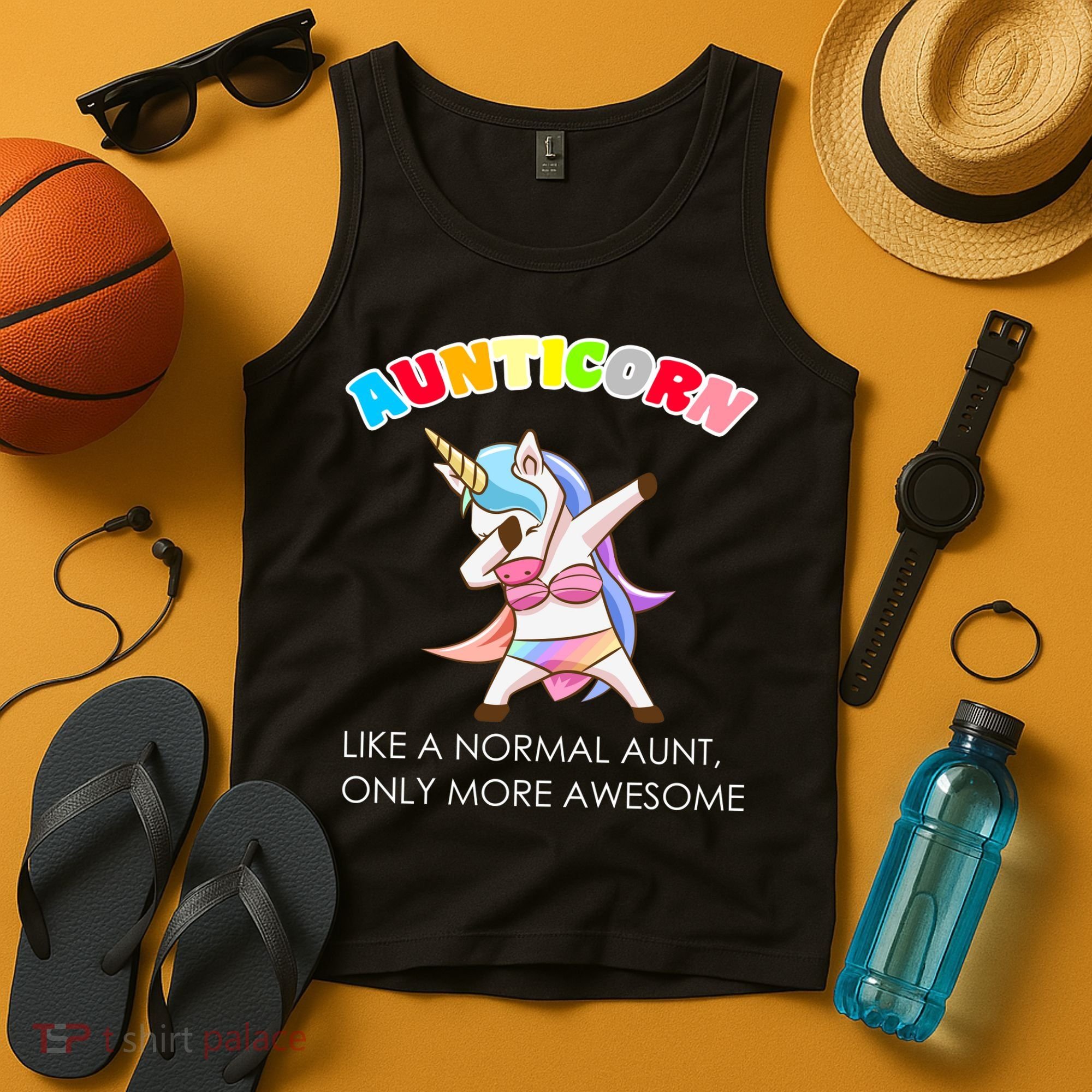 Awesome Aunticorn Like A Normal Aunt Tank Top