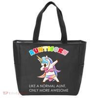 Awesome Aunticorn Like A Normal Aunt Tote Bag thumb 0