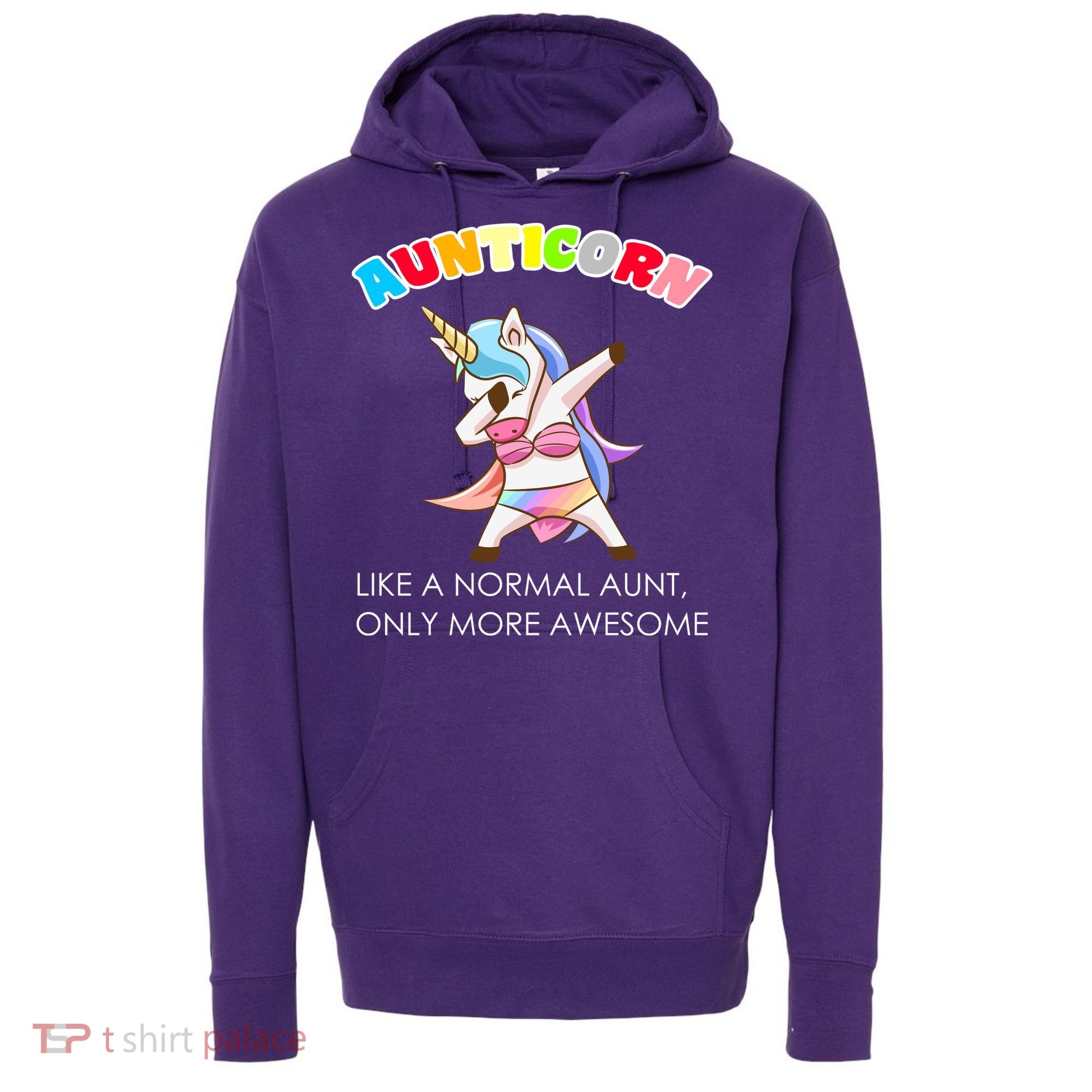 Awesome Aunticorn Like A Normal Aunt Hoodie