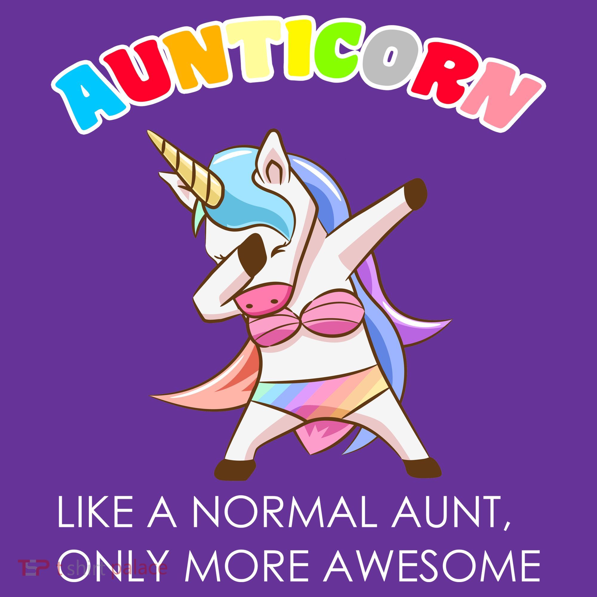 Awesome Aunticorn Like A Normal Aunt Apron