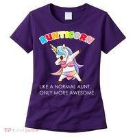 Awesome Aunticorn Like A Normal Aunt Women's T-Shirt thumb 0