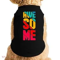 Awesome Broken Letters Doggie Tank thumb 0