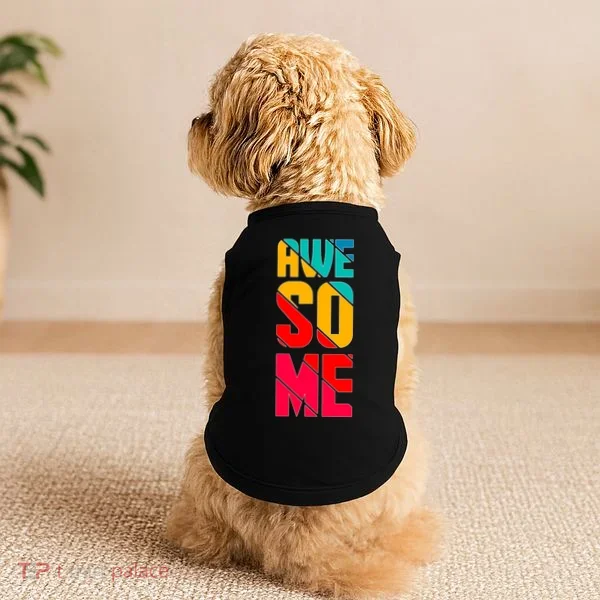 Awesome Broken Letters Doggie Tank