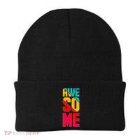 Awesome Broken Letters Beanie thumb 0