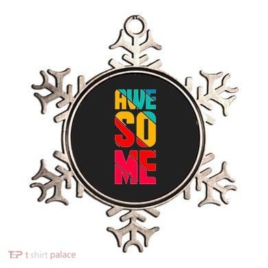 Awesome Broken Letters Ornament
