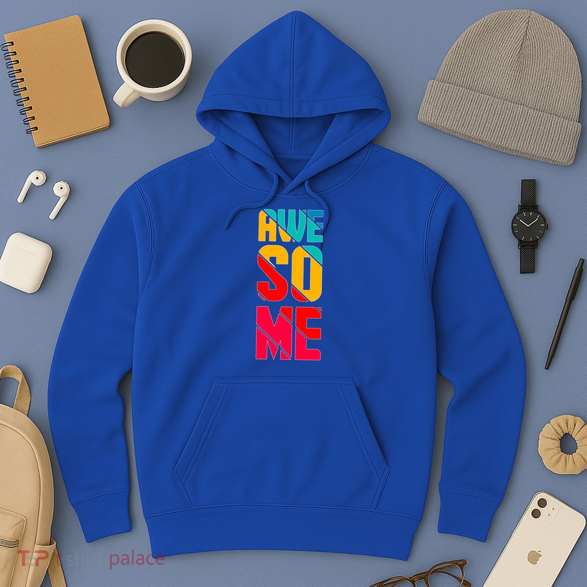 Awesome Broken Letters Hoodie
