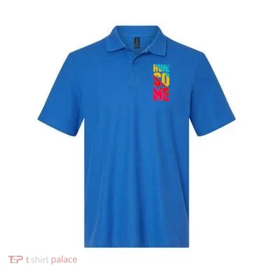 Awesome Broken Letters Polo