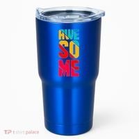 Awesome Broken Letters Tumbler thumb 0